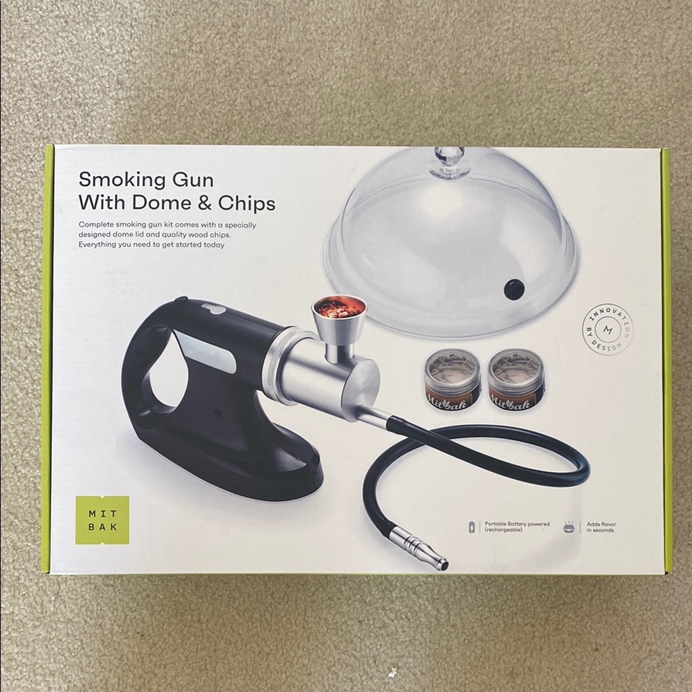 Black Smoking Gun with Dome & Chips never used